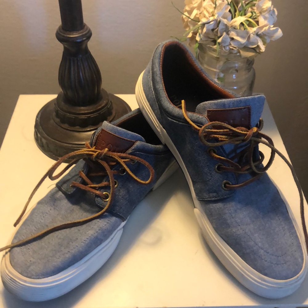 Men’s polo Ralph Lauren boat shoes
